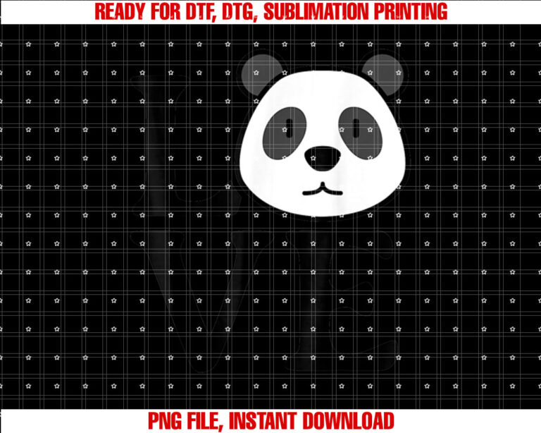Love Pandas Panda Lover Kids Panda Bear T-shirt, Sublimation Design, Digital Download
