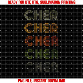 Love Heart Cher Grungevintage Style Black Cher T-shirt, Sublimation Design, Digital Download