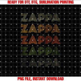 Love Heart Zappa Grunge Vintage Style Black Zappa T-shirt, Sublimation Design, Digital Download