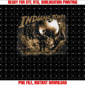 Lucasfilm Indiana Jones Raiders of the Lost Ark Boulder Run T-shirt, Sublimation Design, Digital Download