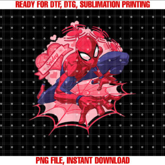 Marvel SpiderMan Hearts Valentines Day T-shirt