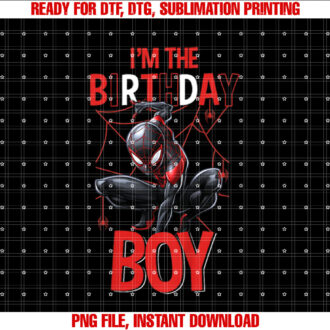 Marvel SpiderMan Miles Morales Im The Birthday Boy T-shirt