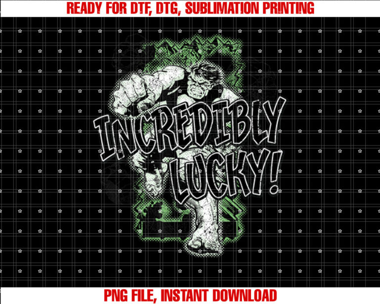 Marvel Super Heroes Hulk Incredibly Lucky St Patricks Day T-shirt