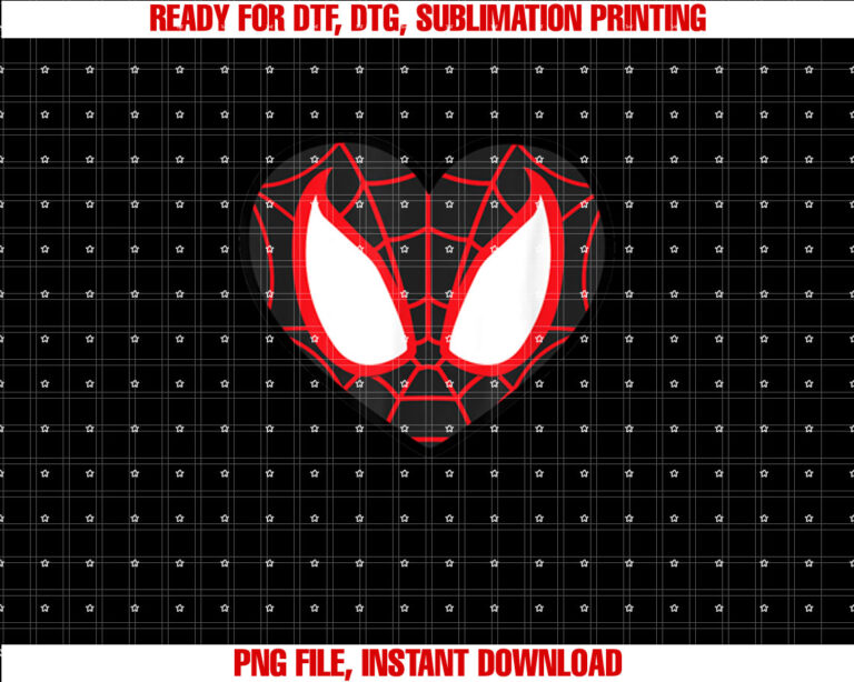 Marvel Ultimate SpiderMan Miles Morales Heart Mask T-shirt