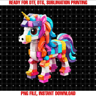 Master Builder Bricks Blocks Play Toys Unicorn T-shirt