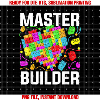 Master Builder Heart Block Brick Building Valentines Day Boy T-shirt
