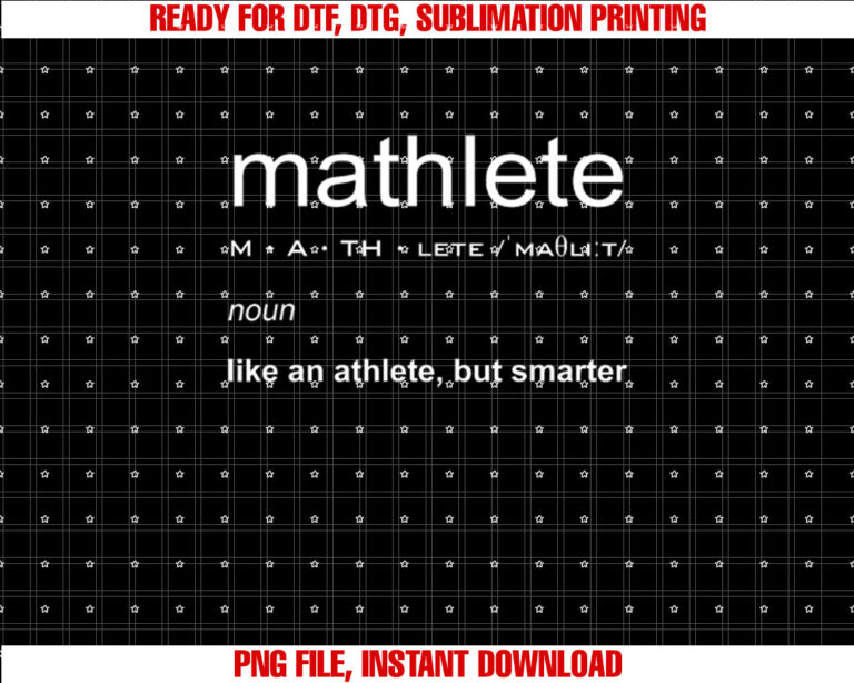 Mathlete Definition Nerd Geek Math Gifts Funny Math T-shirt