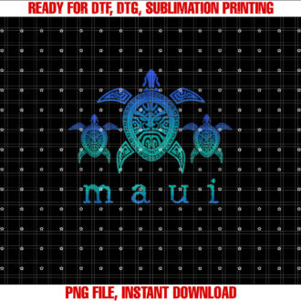 Maui Hawaii Sea Turtles Hawaiian Scuba Diving Souvenir T-shirt