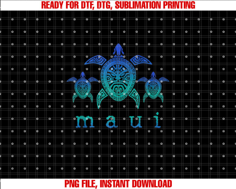 Maui Hawaii Sea Turtles Hawaiian Scuba Diving Souvenir T-shirt