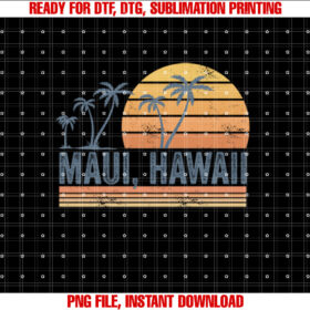 Maui Hawaii Souvenir Vacation Hawaiian Men Women Reminder  T-shirt