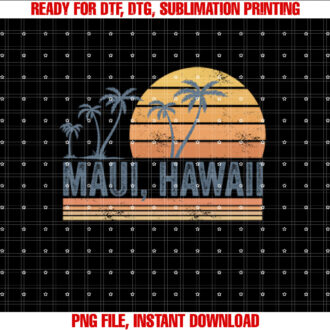 Maui Hawaii Souvenir Vacation Hawaiian Men Women Reminder T-shirt