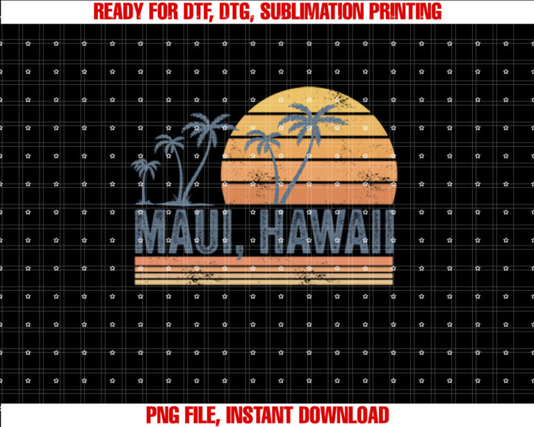 Maui Hawaii Souvenir Vacation Hawaiian Men Women Reminder T-shirt