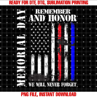 Memorial Day Remember Honor Never Forget Veteran USA Flag T-shirt