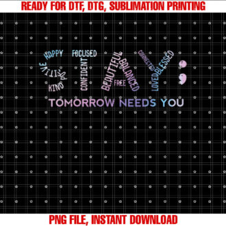 Mental Health Stay Tomorrow Needs You Aware Men Women Kids T-shirt