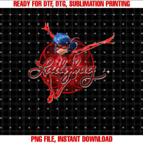 Miraculous Collection Ladybug Badge02 T-shirt