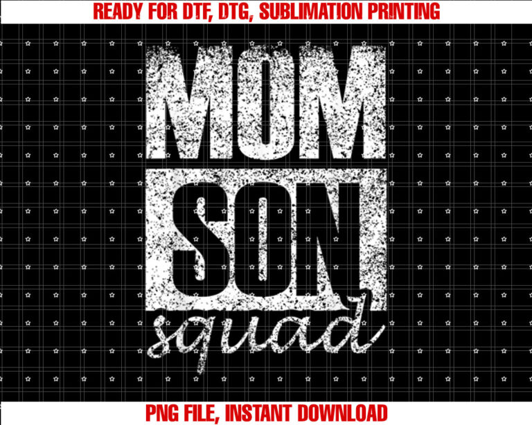 Mommy Son Squad Mothers Day Mom Sons Mother Son T-shirt