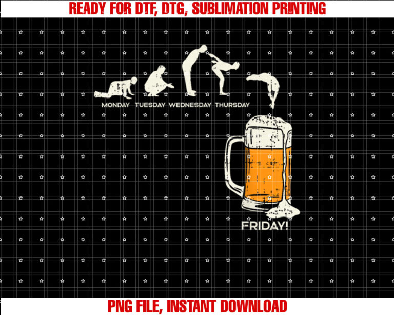 Monday To Friday Beer Funny Work Week Drinking Team Gift T-shirt