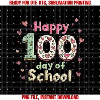 100 Days of School With Valentines Style Tees100 Days of School Women Teacher Valentines Day Loving Heart T-shirt