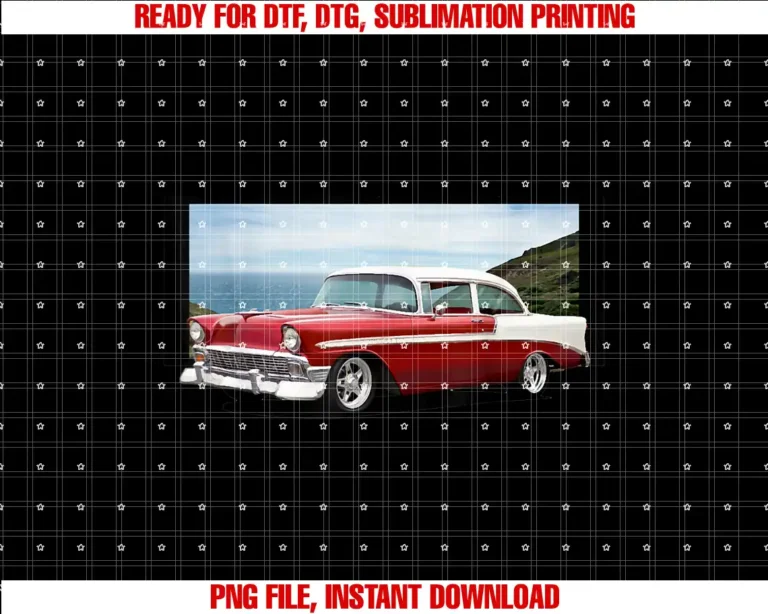 1956 56 Bel Air 2 door classic 50s 90s T-shirt