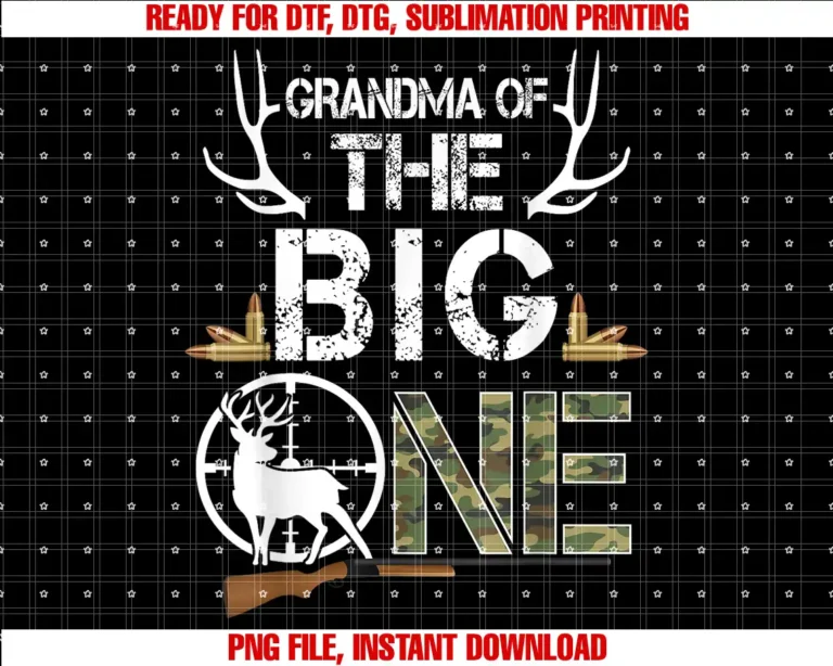 1st Birthday Outfit For Family Deer HuntingGrandma of The Big One Birthday Boy Deer Hunter Camouflage T-shirt