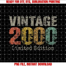 25 Year Old Birthday Gift Idea for Men Women StoreVintage 2000 Limited Edition 25th Birthday Gifts 25 Year Old T-shirt