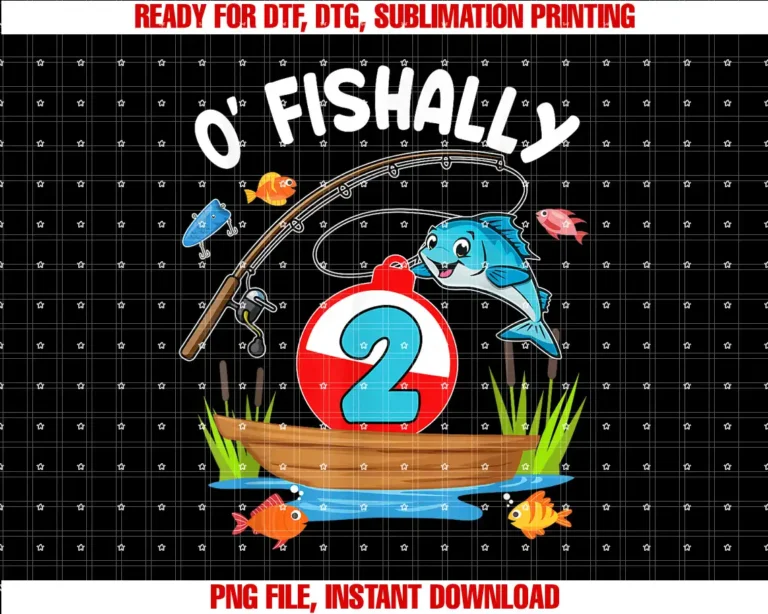 2nd Birthday Fishing Lover GiftsOfishally 2 Year Old Birthday Fishing 2nd Birthday Party T-shirt