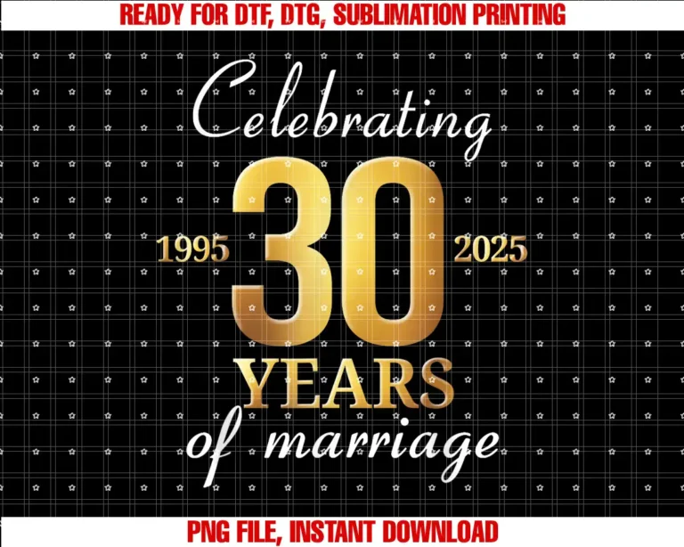 30th Wedding Anniversary GiftFunny Married 30 Years Of Marriage 1995 30th Wedding Couples T-shirt