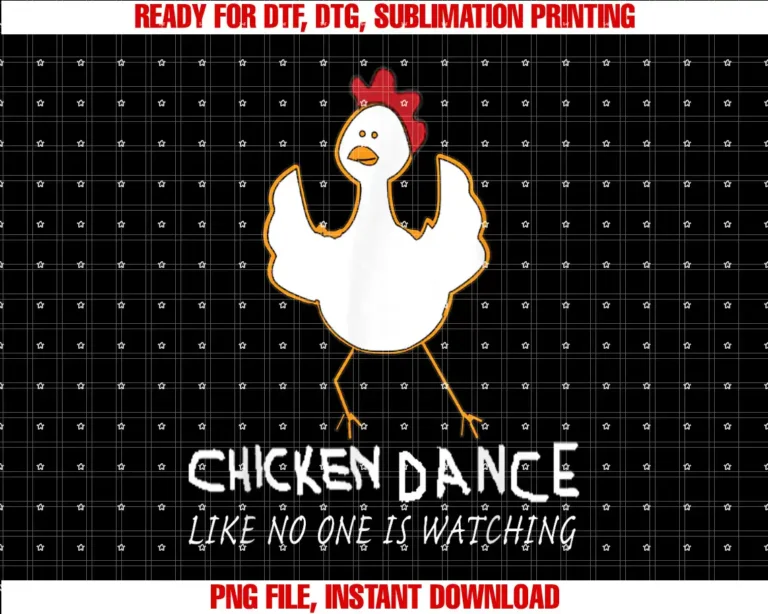3E CreationsChicken Dance Like No One Is Watching Funny Humorous Modern Dance S T-shirt