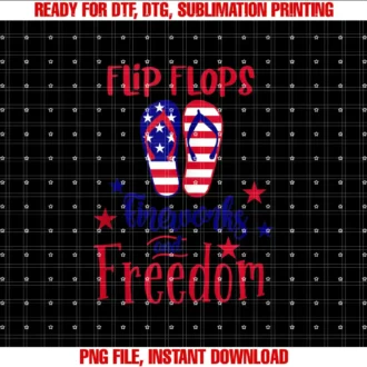 4th of July Flip Flops Fireworks 7 FreedomJuly 4th Flip Flops Fireworks Freedom 4th of July Party T-shirt