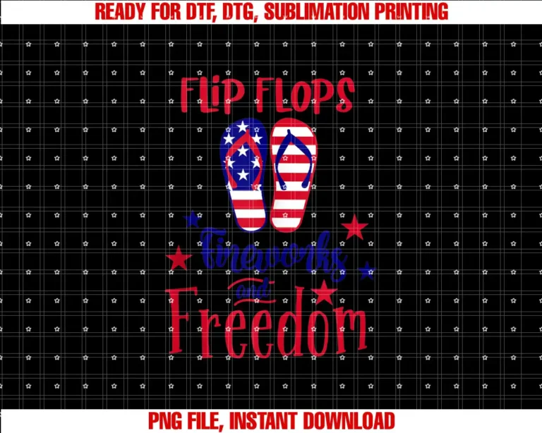 4th of July Flip Flops Fireworks 7 FreedomJuly 4th Flip Flops Fireworks Freedom 4th of July Party T-shirt