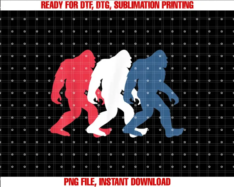 4th of July USA Patriotic Lifestyles4th of July Bigfoot Red White and Blue Gift Sasquatch Merica T-shirt