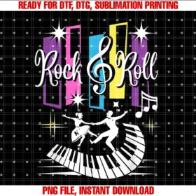 50s Rock and Roll Dance Party Greaser Doo WopRockabilly Style 1950s Clothes For Men Women 50s Sock Hop T-shirt