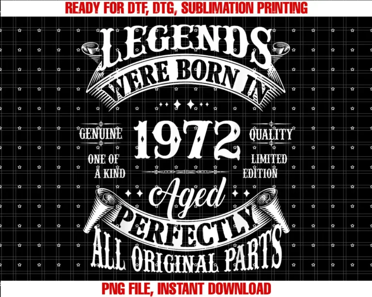 53rd Birthday Gift For 53 Years Old53rd Birthday Vintage Legends Born In 1972 53 Years Old T-shirt
