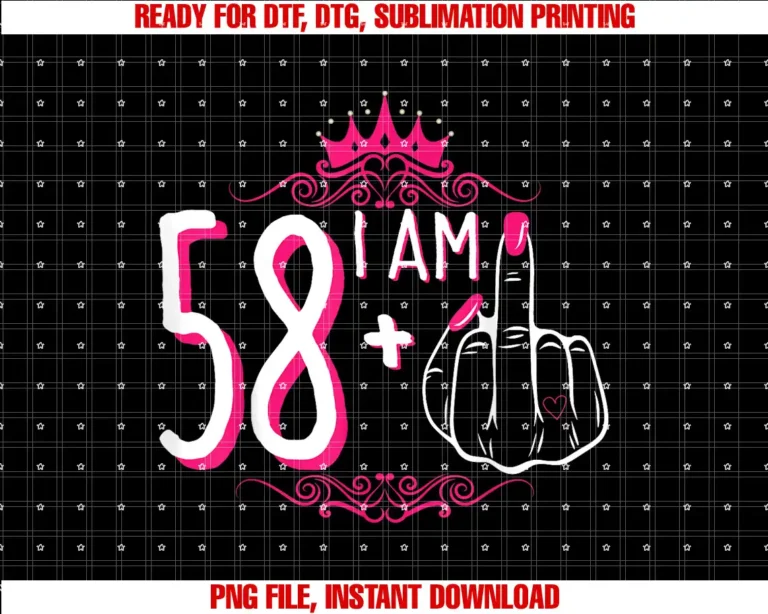 58th Womens Birthday StoreI Am 58 Plus 1 Middle Finger 58th Womens Birthday Funny Tee T-shirt