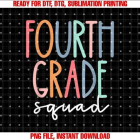 5th Grade Funny 1st Day of School Teacher StudentFourth Grade Squad 4th Teacher Crew Back To School Team T-shirt