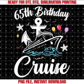 65th Birthday Cruise Squad Tee65 Years Old Birthday Cruise Squad 65th Birthday Cruise T-shirt