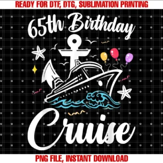 65th Birthday Cruise Squad Tee65 Years Old Birthday Cruise Squad 65th Birthday Cruise T-shirt