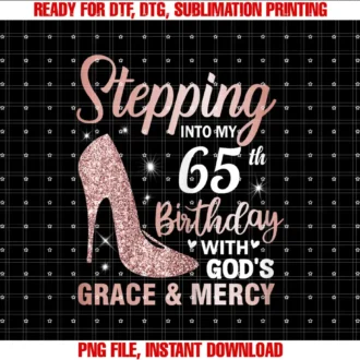 65th Birthday Gifts For Women Her Birthday ShirtsStepping Into My 65th Birthday Shirt Women 65 Year Old Bday T-shirt