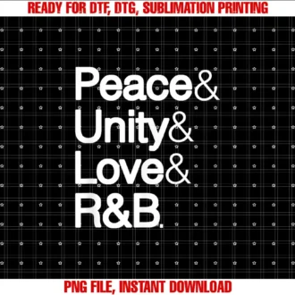 90s RB Vibes OnlyPeace Unity Love RB RnB Soul Music Lovers T-shirt