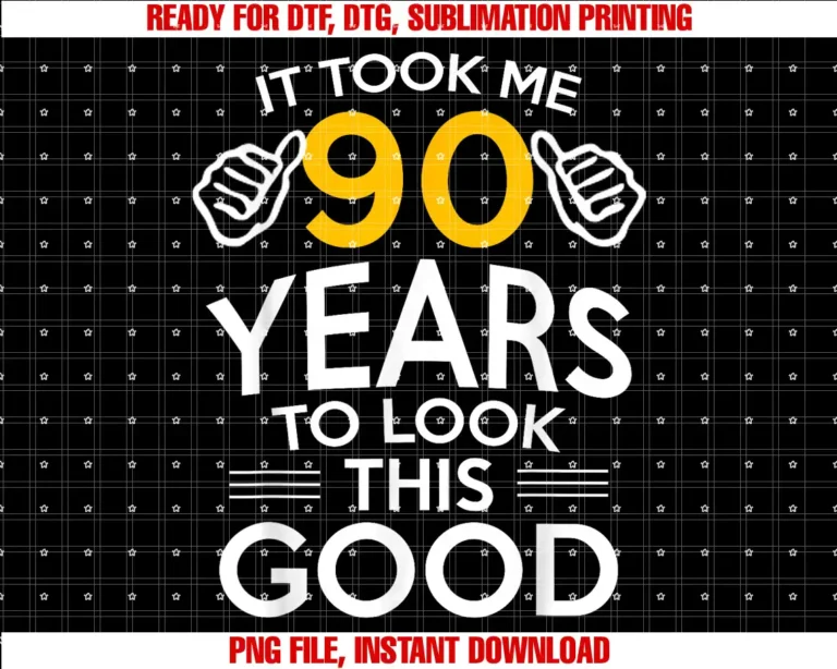 90th Birthday Gift 90 Year Old 90th Birthday Gift Took Me 90 Years 90 Year Old T-shirt