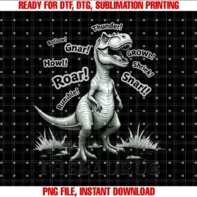 AH Dinosaurs Dictionary English Puns Gifts EtcFunny Dinosaur English Language Lover Teacher Translator T-shirt