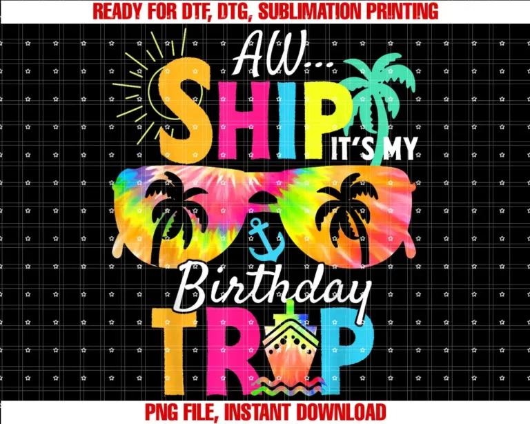 AW Ship Its My Birthday Trip Summer Vacation 2025Aw Ship Its My Birthday Trip Cruise Ship Vacation T-shirt