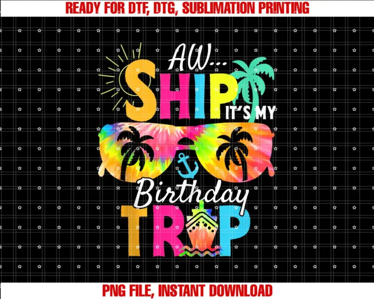 AW Ship Its My Birthday Trip Summer Vacation 2025Aw Ship Its My Birthday Trip Cruise Ship Vacation T-shirt