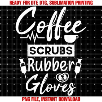 Addictive Medical Coffee Scrubs Rubber Gloves Funny Dialysis Tech Nurse T-shirt