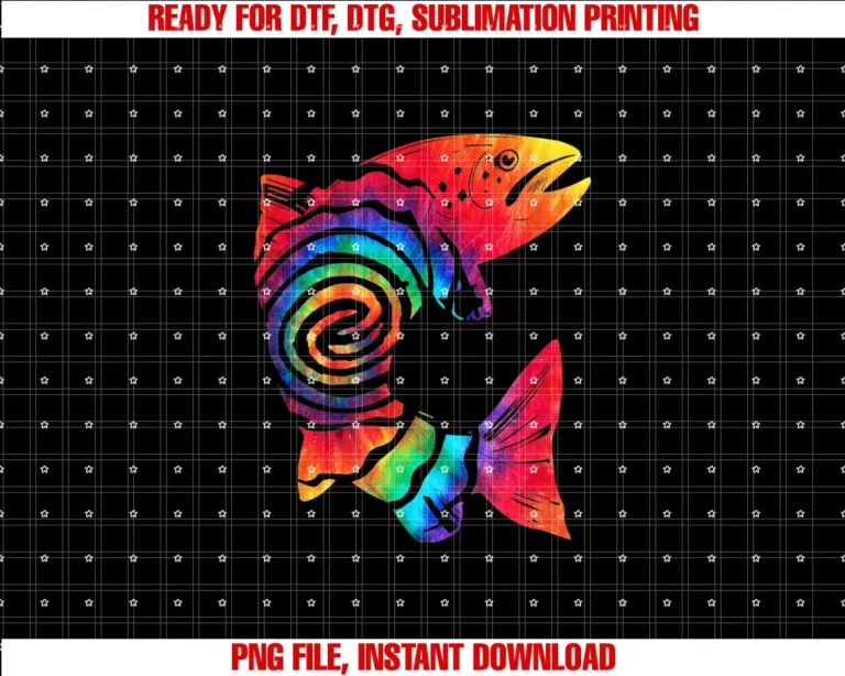 Aesthetic Hippie Tye Die Trout GiftsTrout Fish Tie Dye Vintage Trout Fishing Lover T-shirt