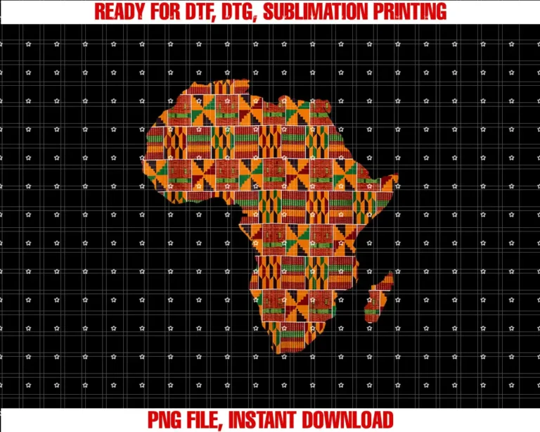 Africa Map Kente African Print Kente ClothCool Africa Map Cloth Traditional African Kente Cloth T-shirt
