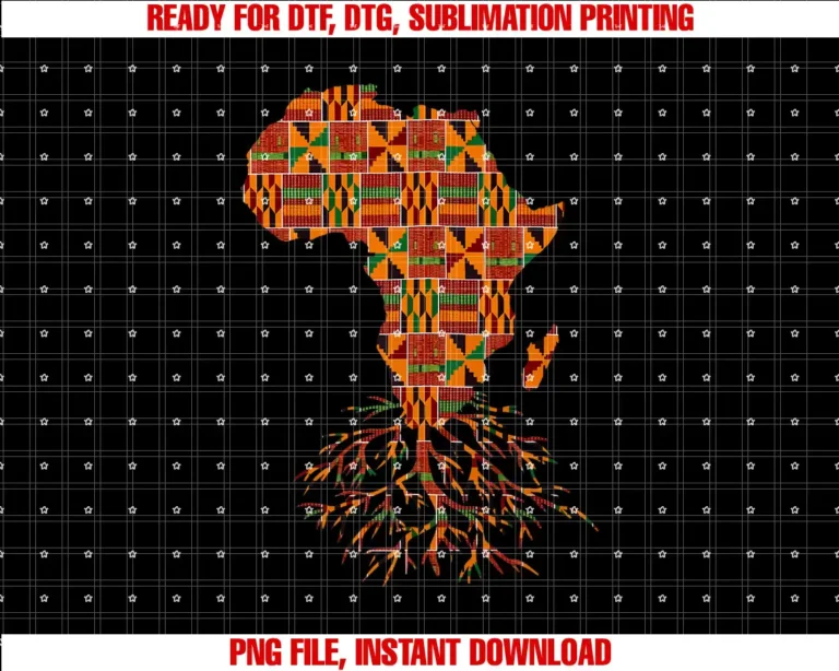 Africa Map Kente Cloth African RootsAfrica Map Kente African Print Kente Cloth African Roots T-shirt