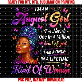 African American Bday Black Women Month BirthdayAugust Black Girl African American Birthday Black Women T-shirt