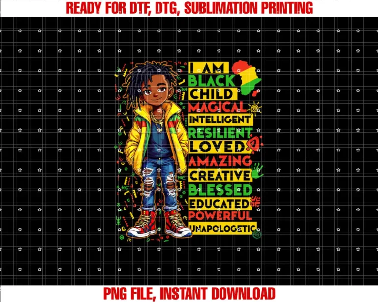 African American Kids Boys Girls Black Child LMNI Am Black Child History Month African American Kids Boys T-shirt