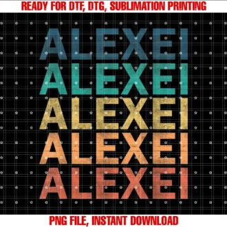 Alexei NameAlexei Vintage Retro Alexei Name T-shirt